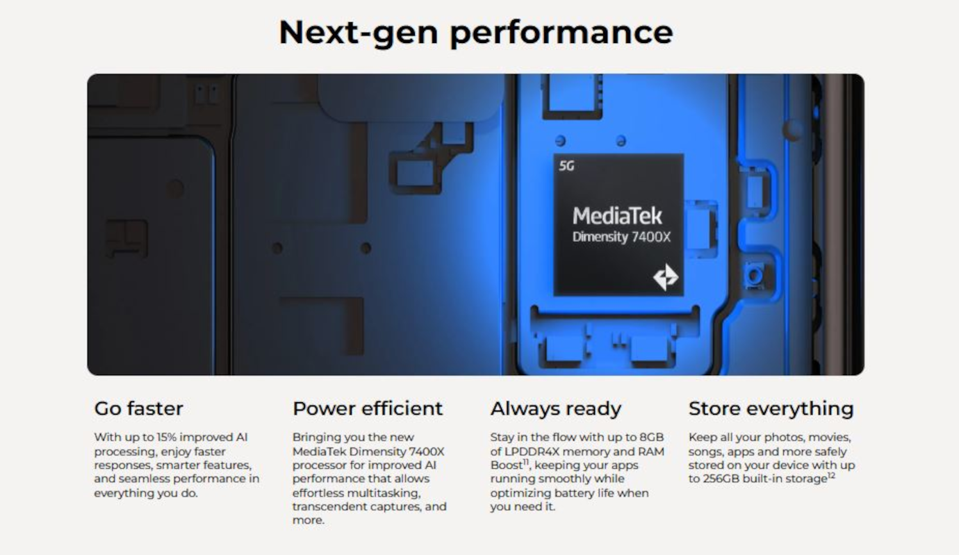 Motorola razr 60 (Pantone Lightest Sky, 8GB, 256GB)