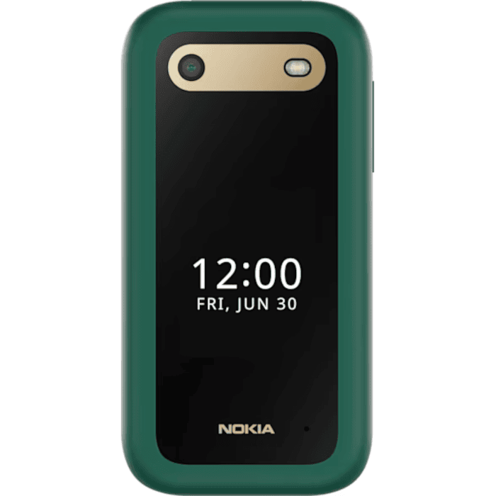 Nokia 2660 Flip (Lush Green, 48MB, 128MB)