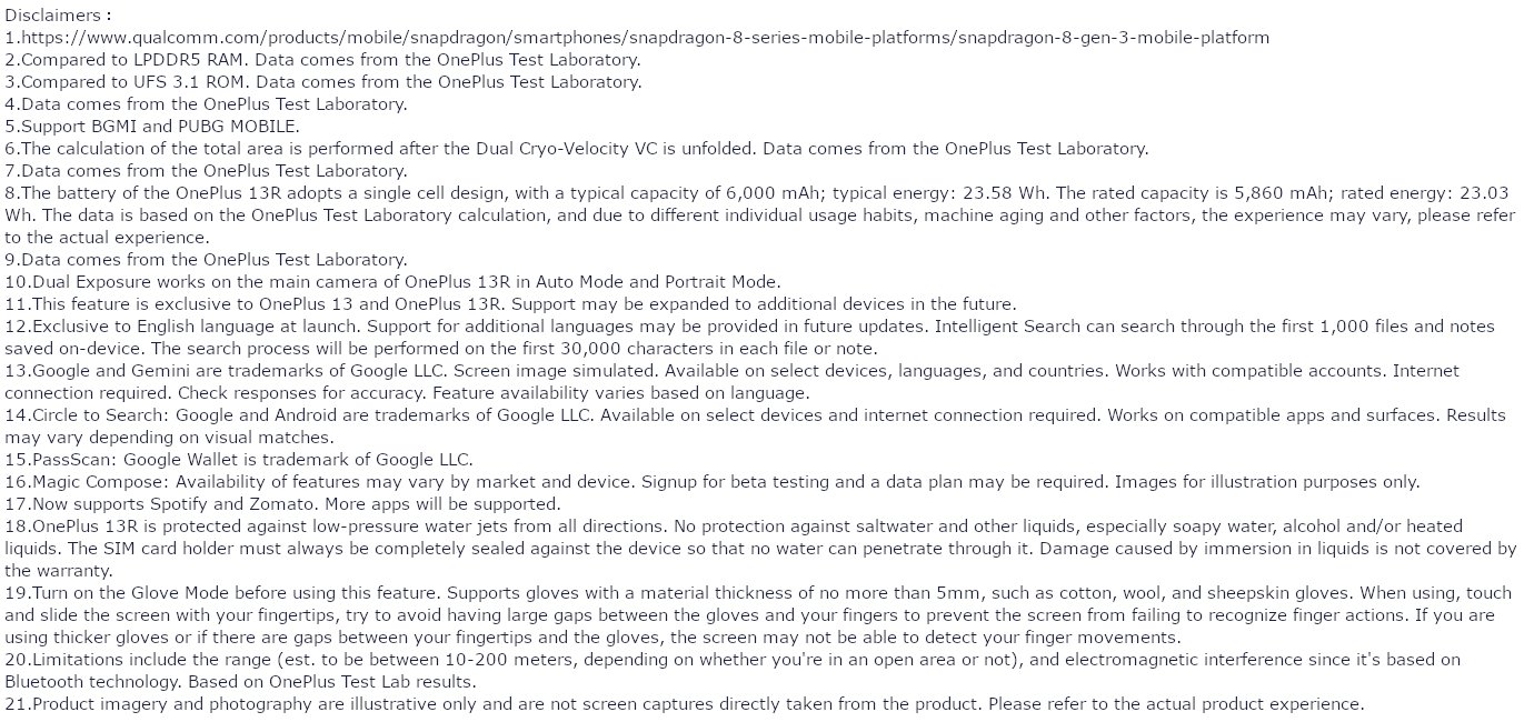 One Plus 13R (Nebula Noir, 12GB, 256GB)