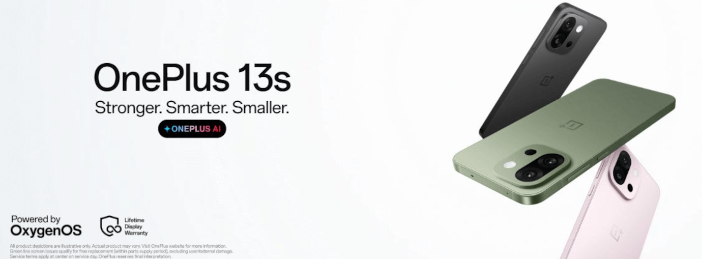 One Plus 13S (Green Silk, 12GB, 512GB)