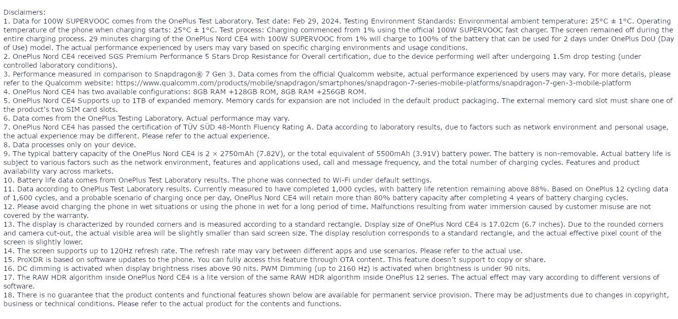 One Plus Nord CE4 (Celadon Marble, 8GB, 128GB)