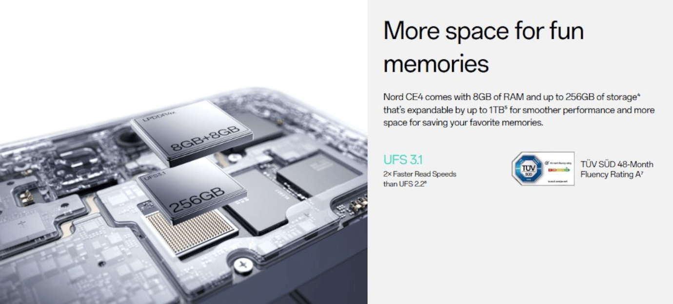 One Plus Nord CE4 (Dark Chrome, 8GB, 256GB)