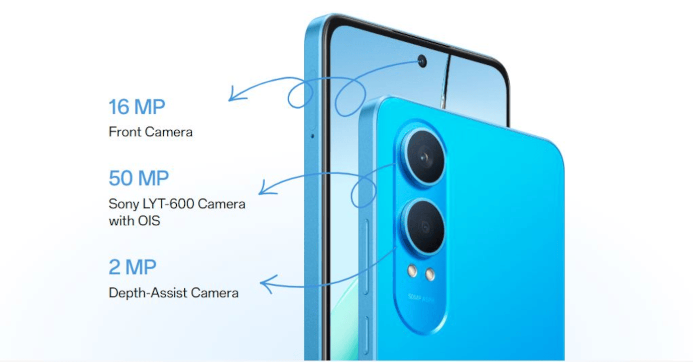 One Plus Nord CE4 Lite (Mega Blue, 8GB, 128GB)