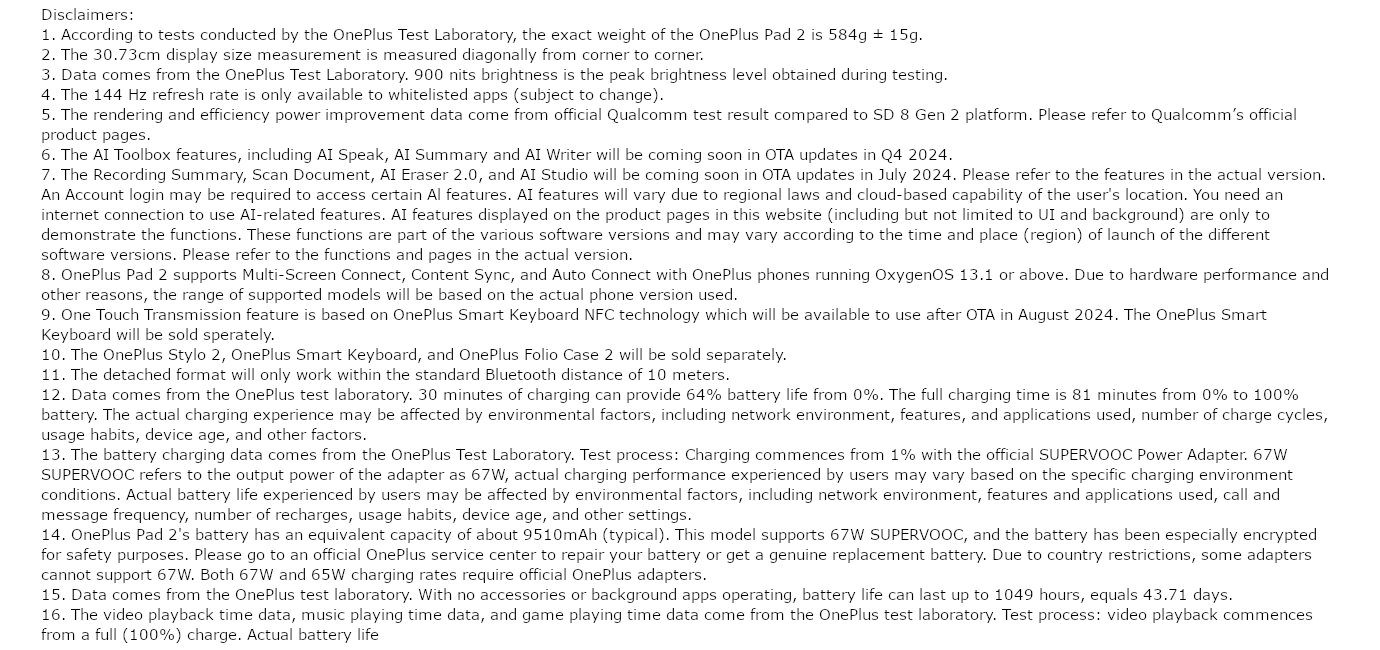 One Plus Pad 2 (12.1 inches, Nimbus Gray, 8GB, 128GB, Wi-Fi)