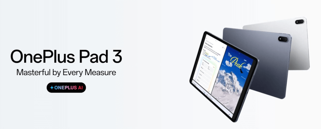 One Plus Pad 3 (Frosted Silver, 16GB, 512GB, Wifi)