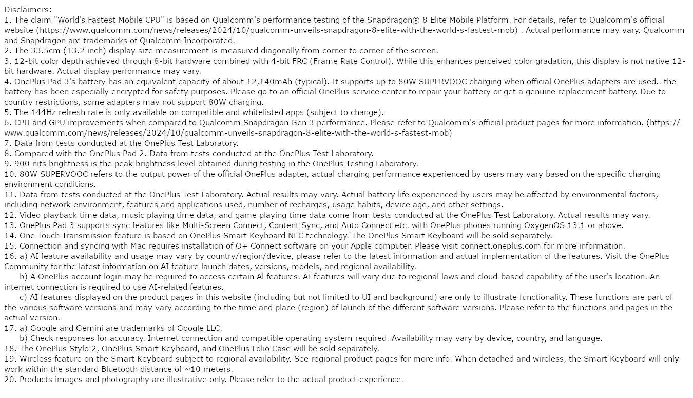 One Plus Pad 3 (Storm Blue, 12GB, 256GB, Wifi)