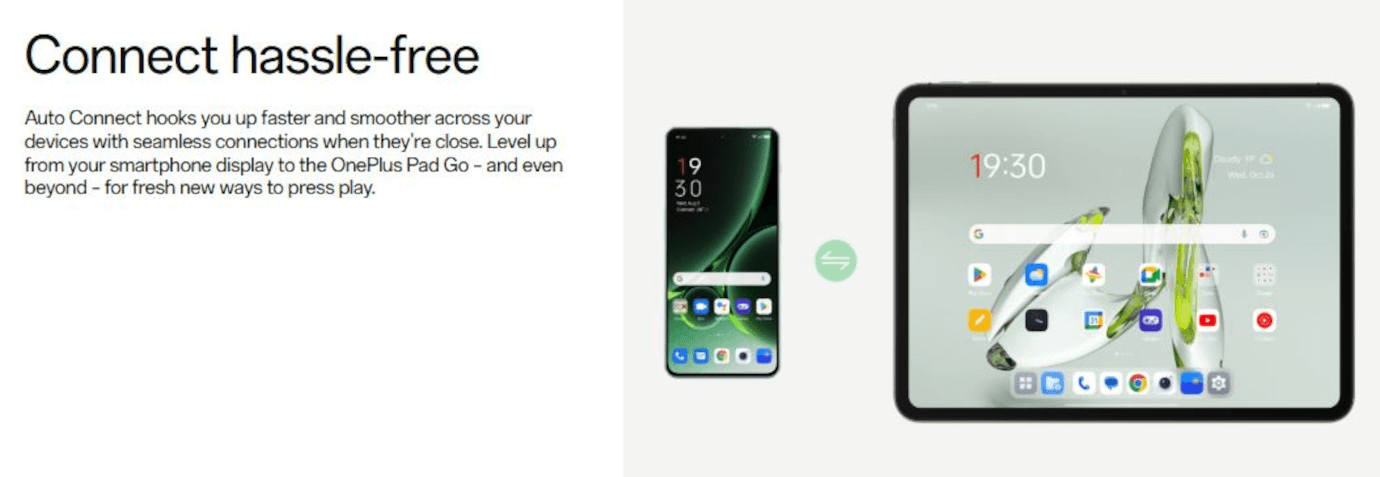 One Plus Pad Go (11.35 inches, Twin Mint, 8GB, 128GB, Wi-Fi)