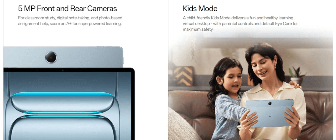 One Plus Pad Lite (Aero Blue, 6GB, 128GB, Wifi)