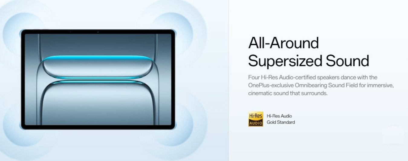 One Plus Pad Lite (Aero Blue, 8GB, 128GB, LTE)