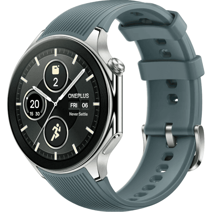 One Plus Watch 2 (46mm, Radiant Steel, Wi-Fi)
