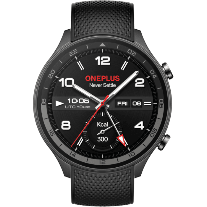 OnePlus One Plus Watch 2R (46mm, Gunmetal Gray, Wi-Fi)