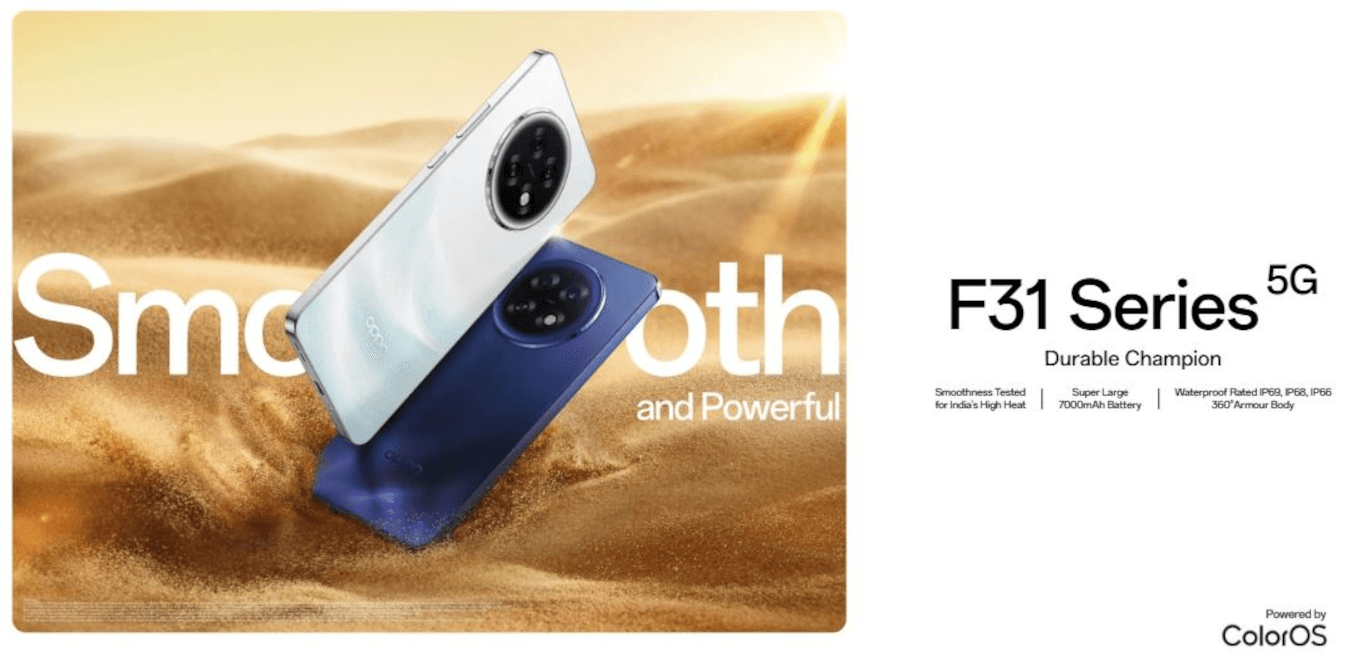 Oppo F31 Pro Plus 5G (Himalayan White, 8GB, 256GB)