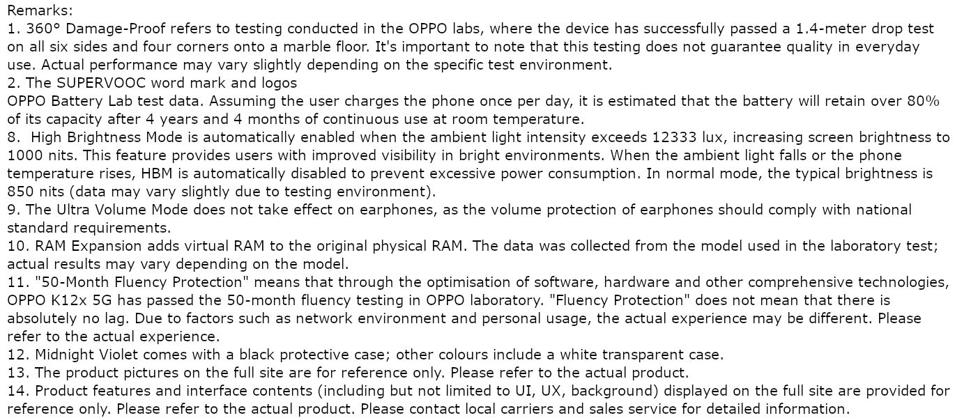 Oppo K12x 5G (Breeze Blue, 6GB, 128GB)