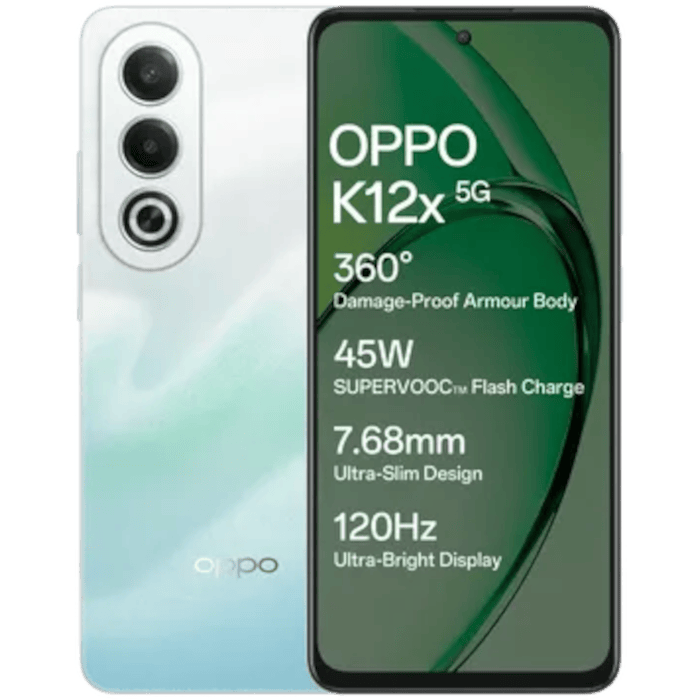 Oppo Oppo K12x 5G (Breeze Blue, 8GB, 256GB)
