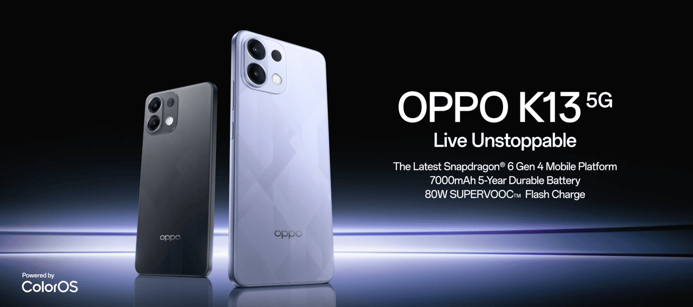 Oppo K13 5G (Prism Black, 8GB, 128GB)