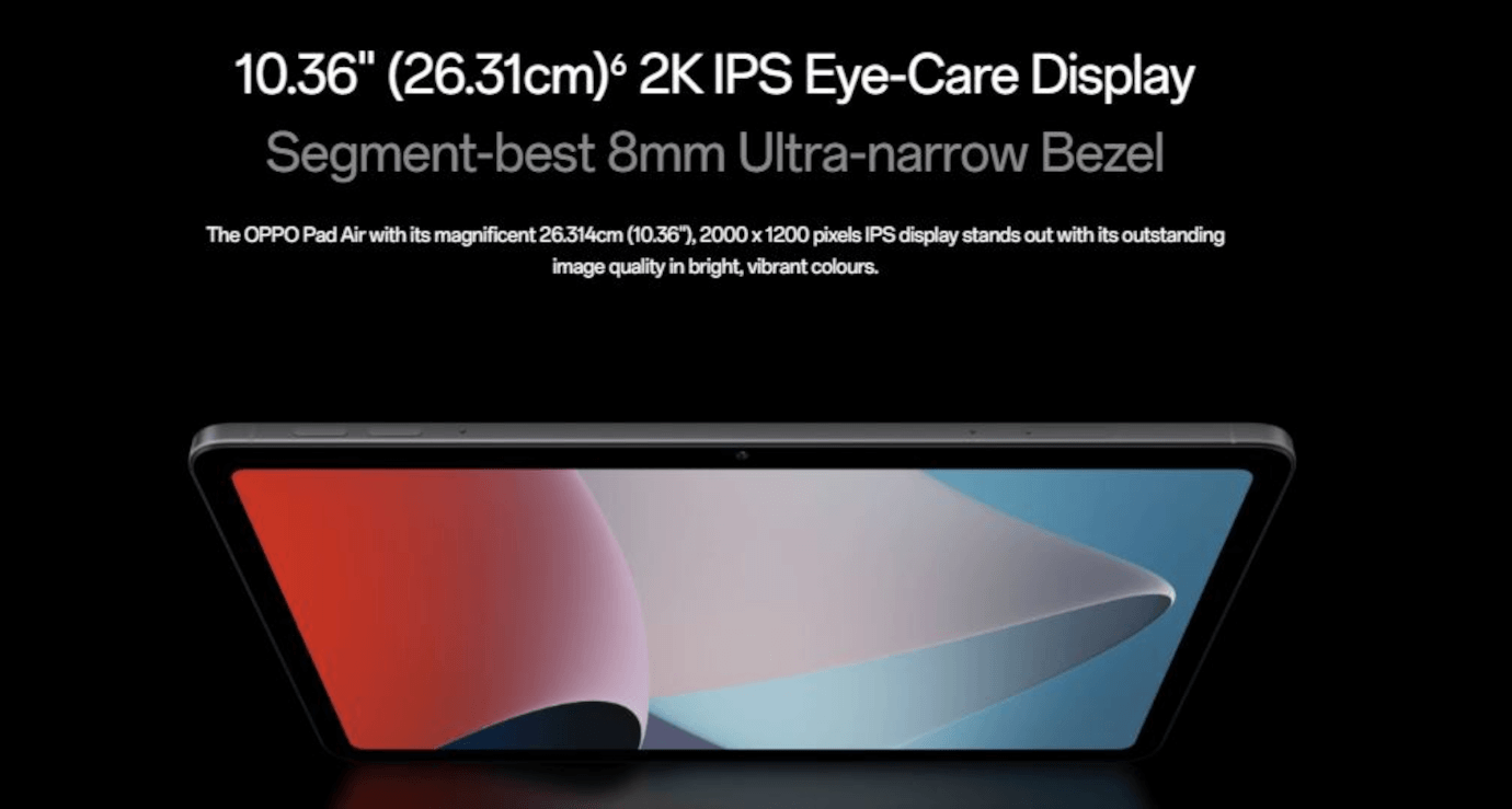 Oppo Pad Air (10.36 inches, Gray 4GB, 64GB, Wi-Fi)