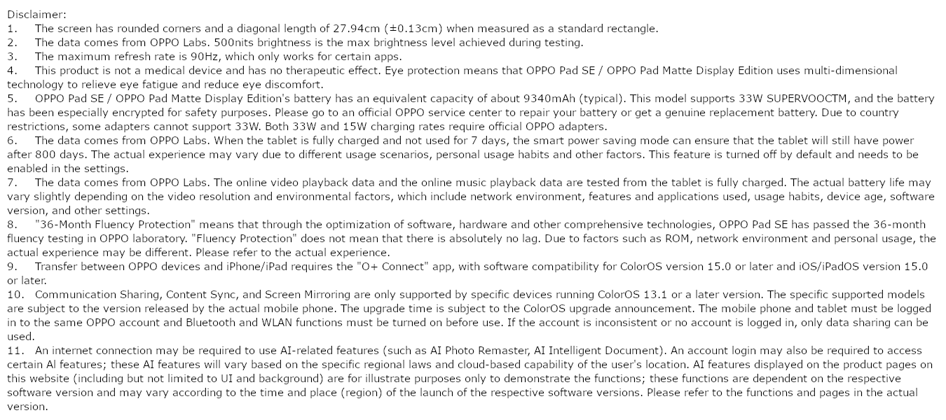 Oppo Pad SE (Twilight Blue, 8GB, 128GB, LTE)