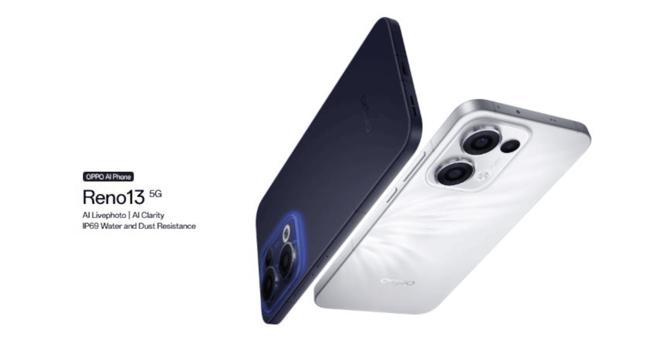 Oppo Reno 13 5G (Ivory White, 8GB, 128GB)