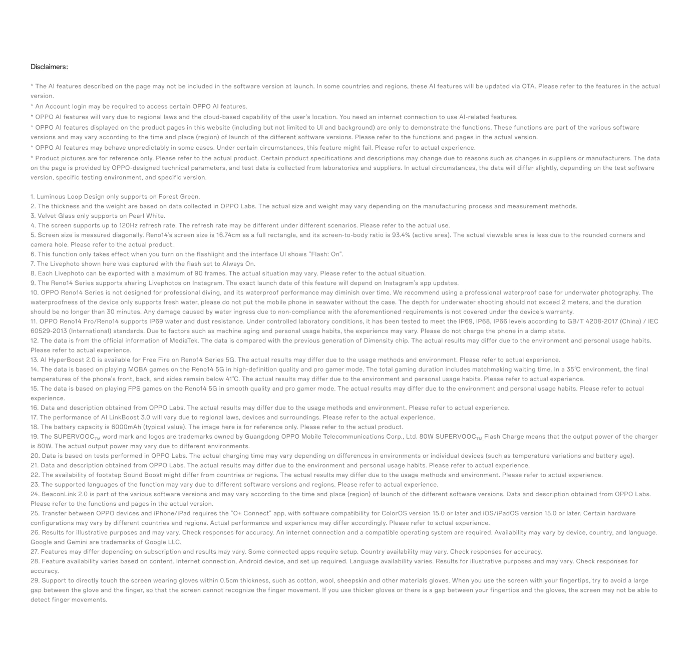 Oppo Reno 14 5G (Pearl White, 12GB, 512GB)