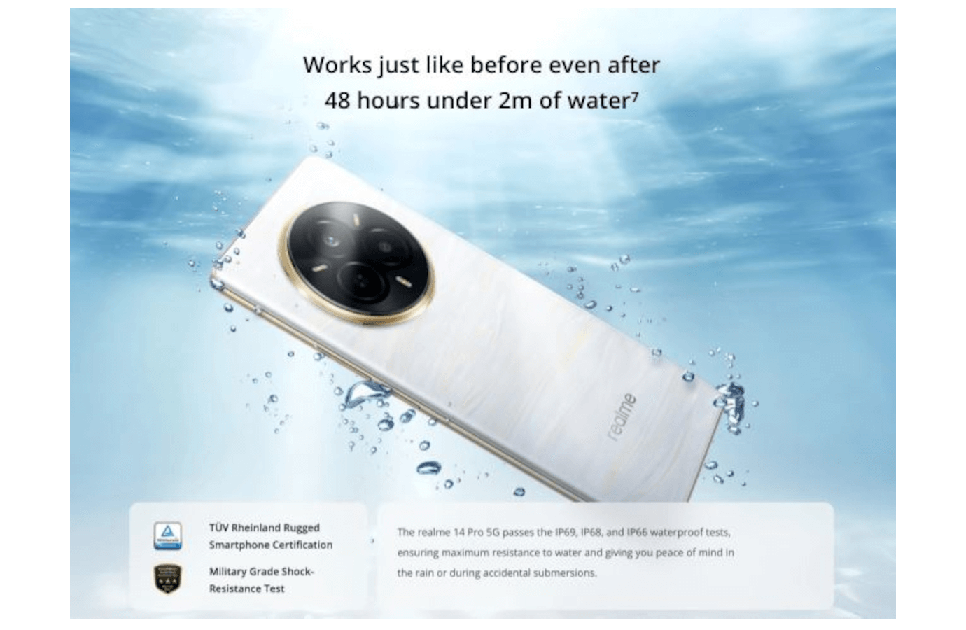 Realme 14 Pro 5G (Pearl White, 8GB, 256GB)