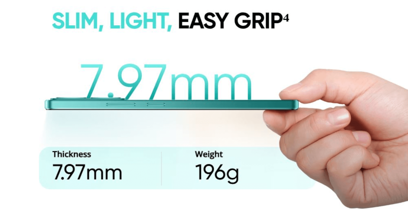 Realme 14T 5G (Surf Green, 8GB, 256GB)