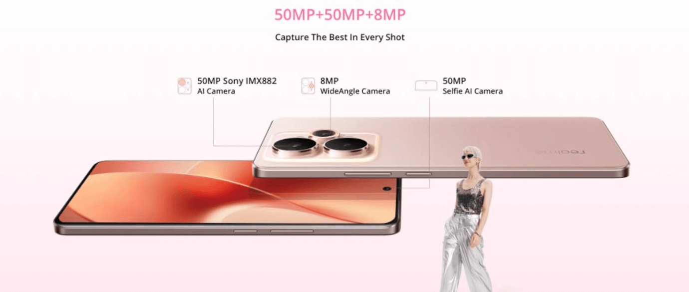 Realme 15 5G (Flowing Silver, 12GB, 256GB)