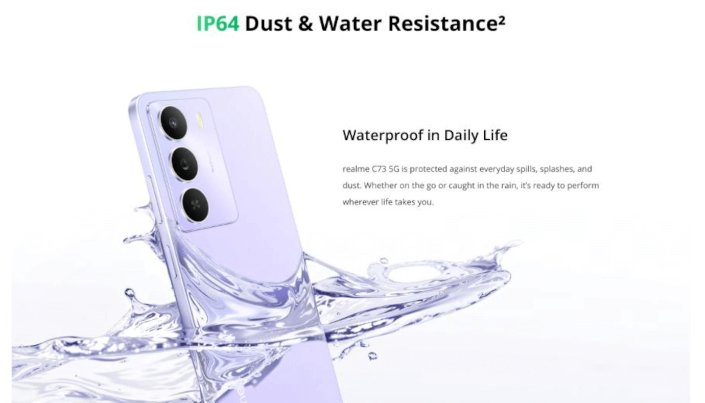 Realme C73 5G (Jade Green, 4GB, 128GB)