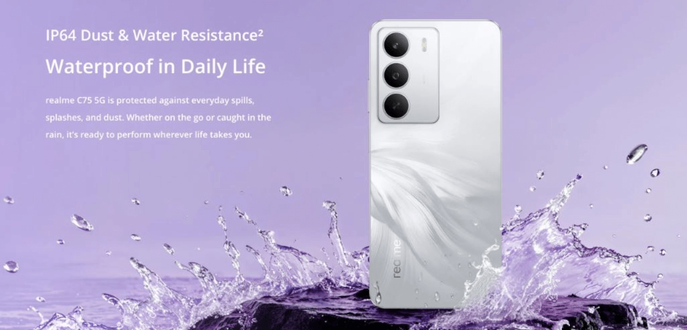 Realme C75 5G (Midnight Lily, 4GB, 128GB)