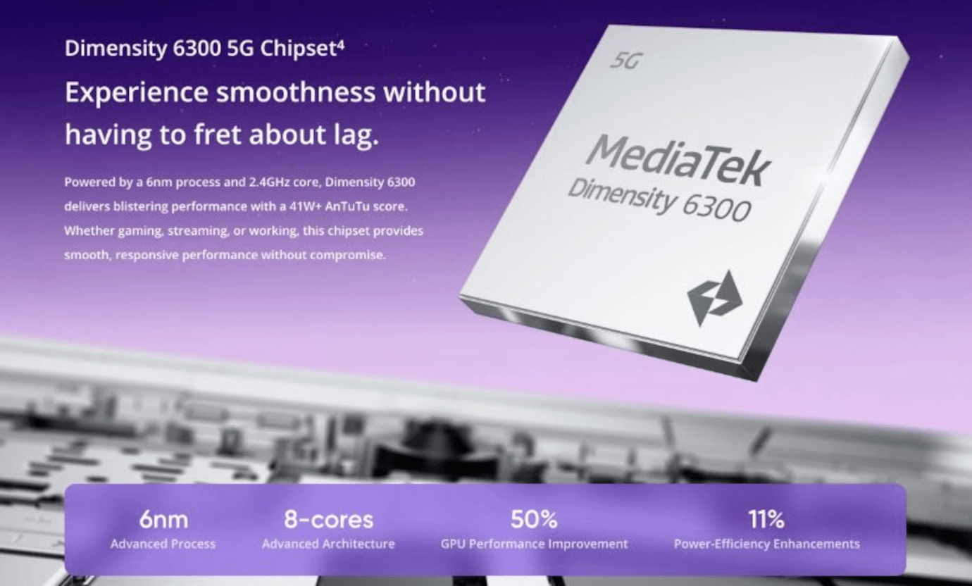 Realme C75 5G (Purple Blossom, 6GB, 128GB)