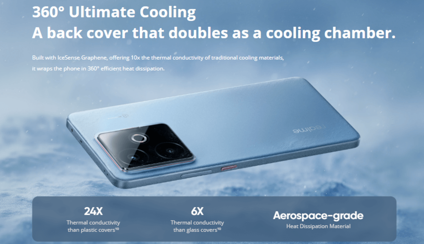 Realme GT 7T (IceSense Blue, 12GB, 512GB)