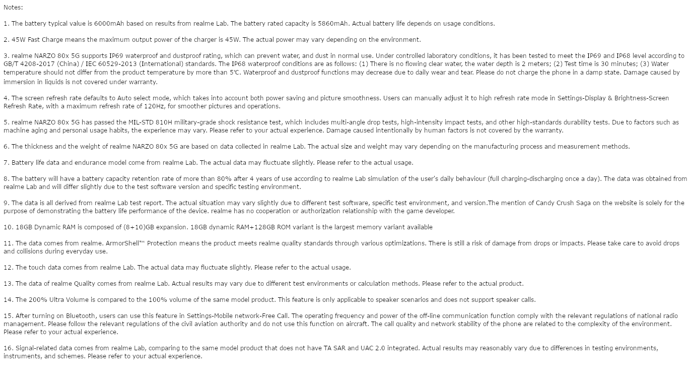 Realme Narzo 80x 5G (Sunlit Gold, 6GB, 128GB)