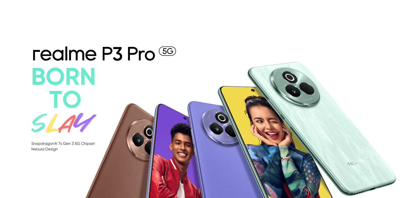 Realme P3 Pro 5G (Nebula Glow, 12GB, 256GB)