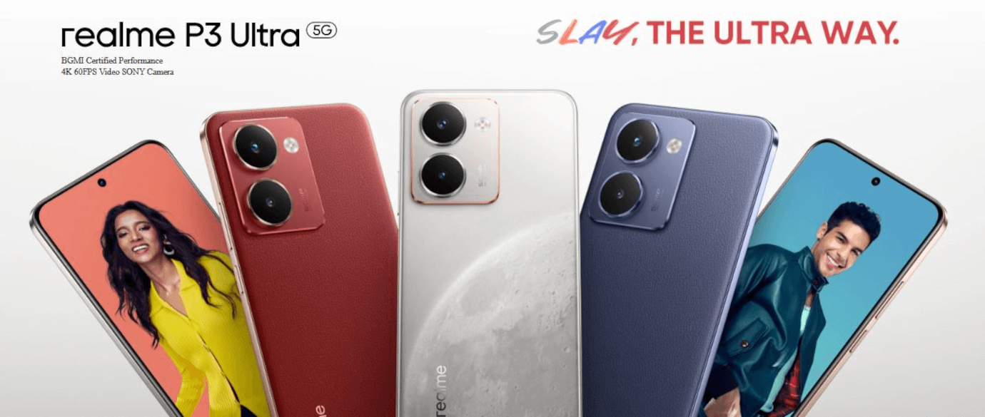 Realme P3 Ultra 5G (Glowing Lunar White, 8GB, 256GB)