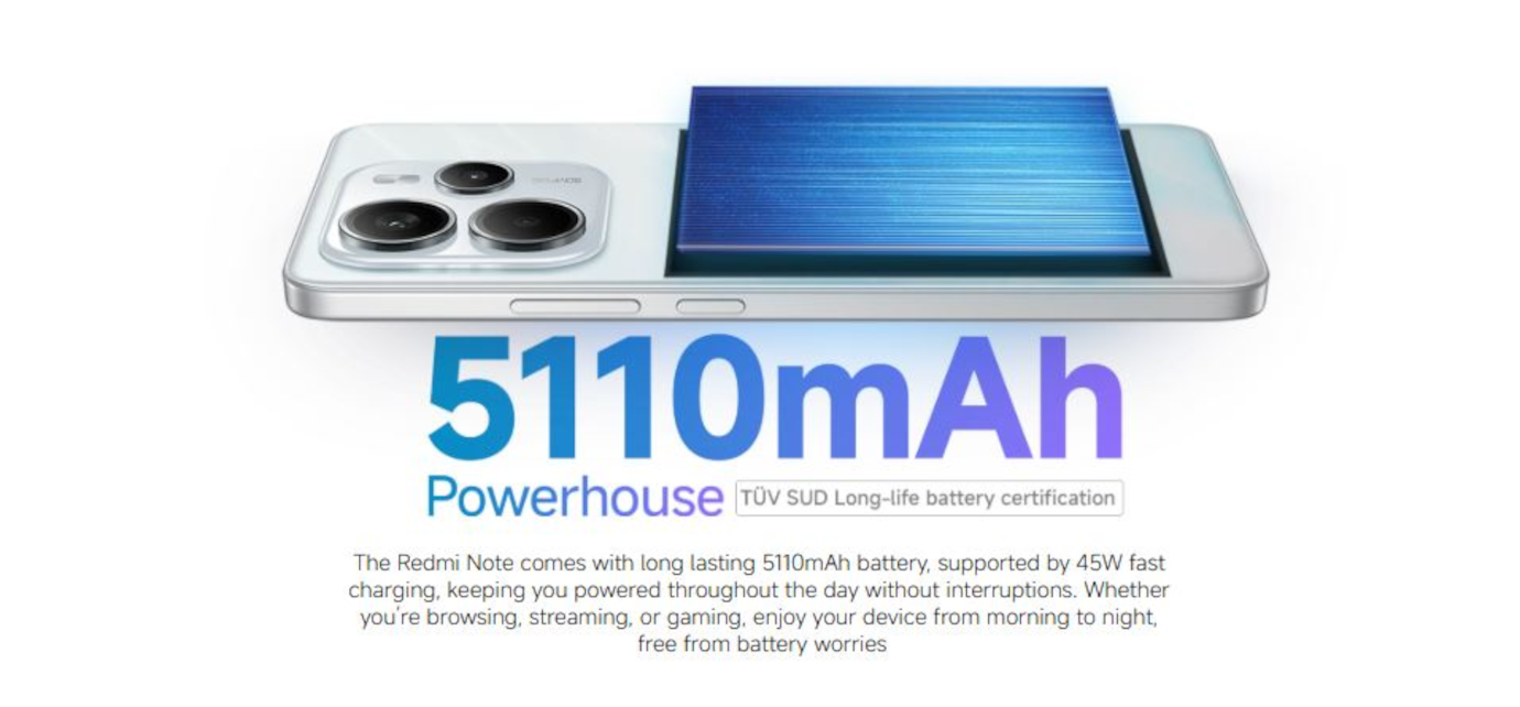 Redmi Note 14 5G (Mystique White, 8GB, 128GB)