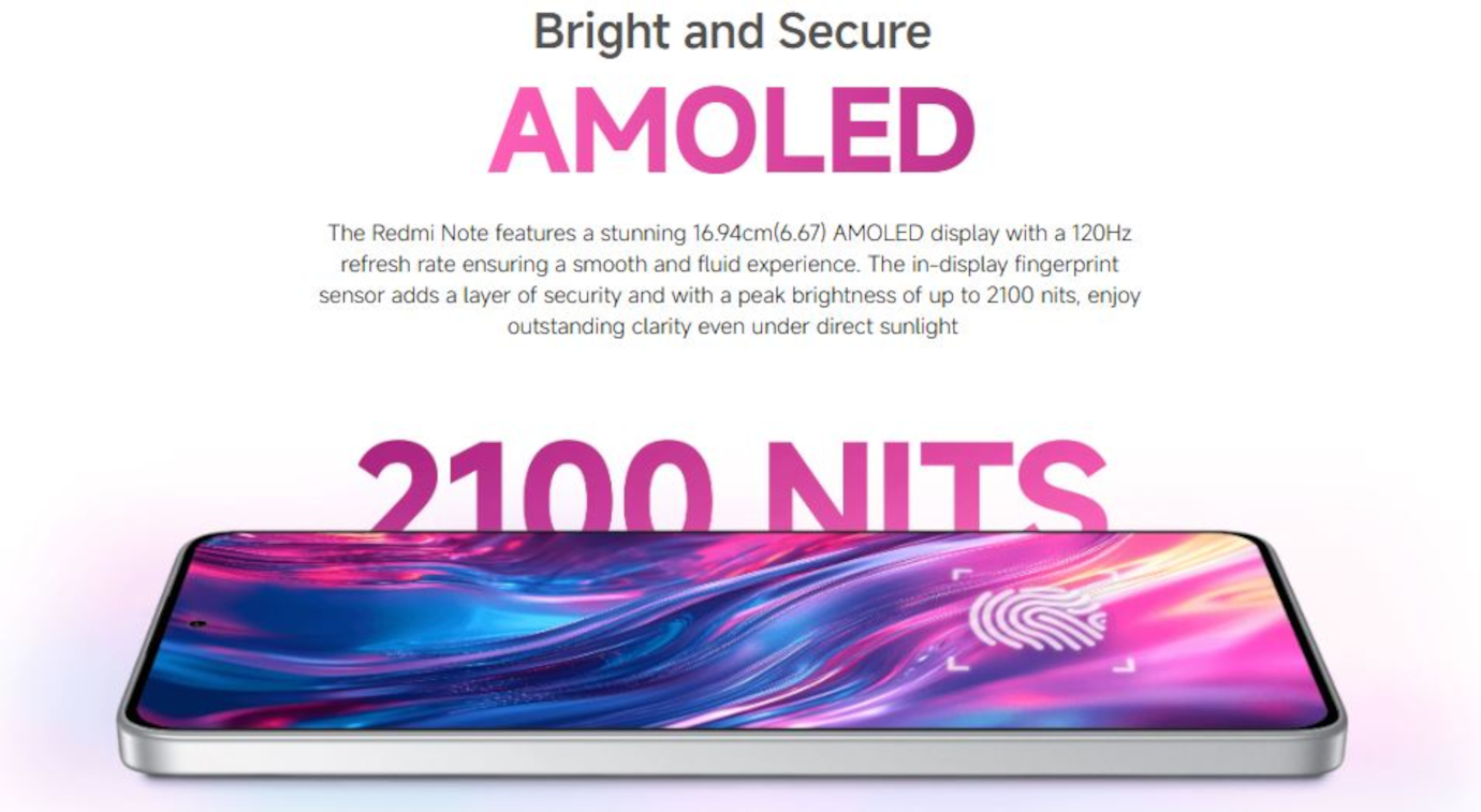 Redmi Note 14 5G (Phantom Purple, 6GB, 128GB)