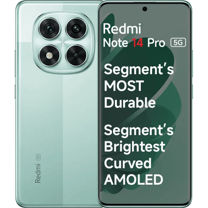 MI Redmi Note 14 pro 5G (Ivy Green, 8GB, 128GB)