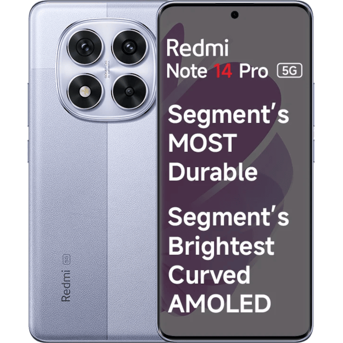 MI Redmi Note 14 pro 5G (Phantom Purple, 8GB, 256GB)