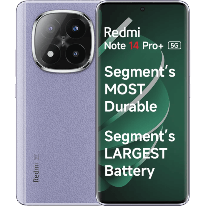 MI Redmi Note 14 pro plus 5G (Phantom Purple, 8GB, 128GB)