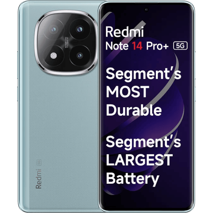 MI Redmi Note 14 pro plus 5G (Spectra Blue, 8GB, 128GB)