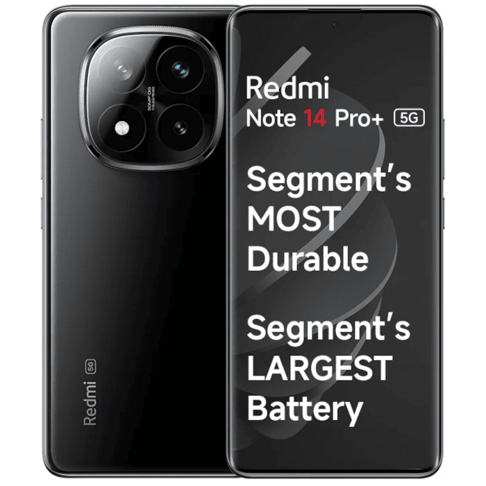 MI Redmi Note 14 pro plus 5G (Titan Black, 8GB, 128GB)