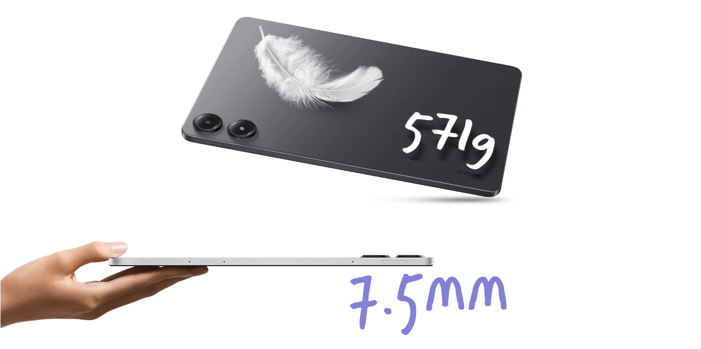 Redmi Pad Pro (12.1 inches, Graphite Gray, 8GB, 128GB, 5G)