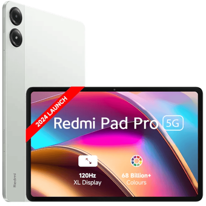 MI Redmi Pad Pro (12.1 inches, Quick Silver, 8GB, 256GB, 5G)
