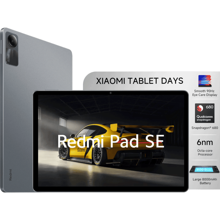 MI Redmi Pad SE (11 inches, Graphite Gray, 4GB, 128GB)