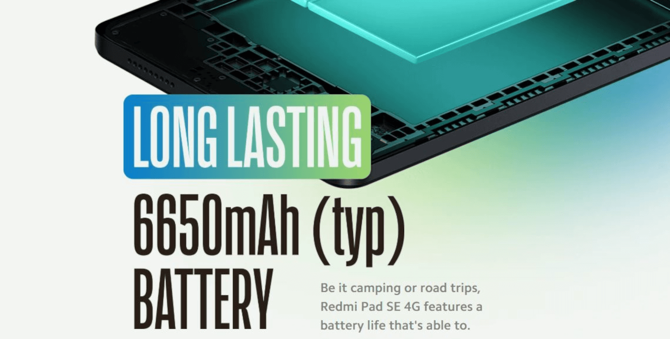 Redmi Pad SE (11 inches, Lavender Purple, 8GB, 128GB)