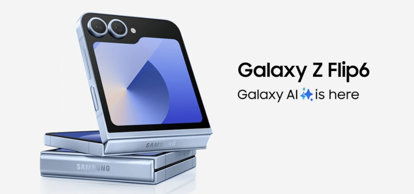 Samsung Z Flip6 (Silver Shadow, 256GB)