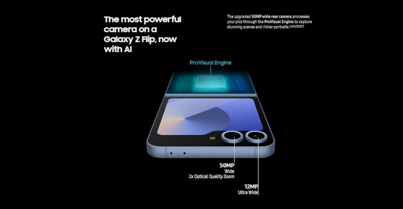 Samsung Z Flip6 (Silver Shadow, 512GB)