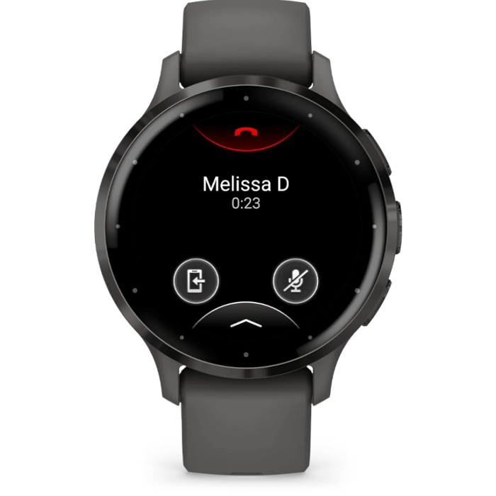 Venu 3S (41mm, Slate Stainless Steel Bezel, Pebble Grey Silicone Band)