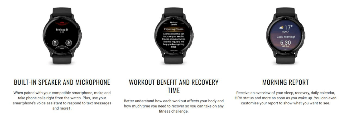 Venu 3S (41mm, Soft Gold Stainless Steel Bezel, French Grey Leather Band)