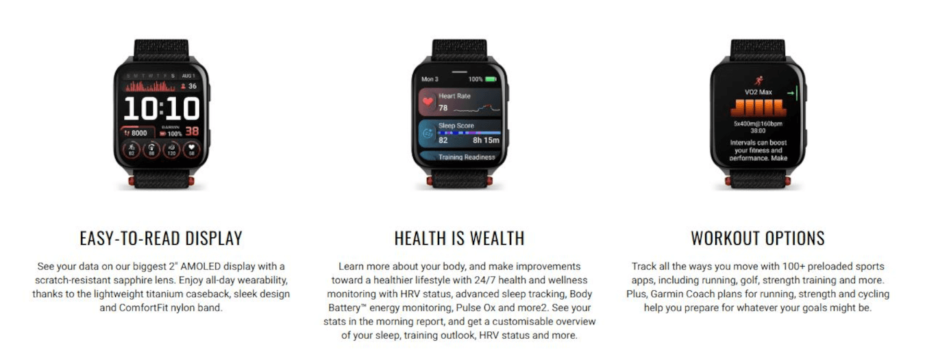 Venu X1 (Moss Titanium, Moss, Nylon Band)