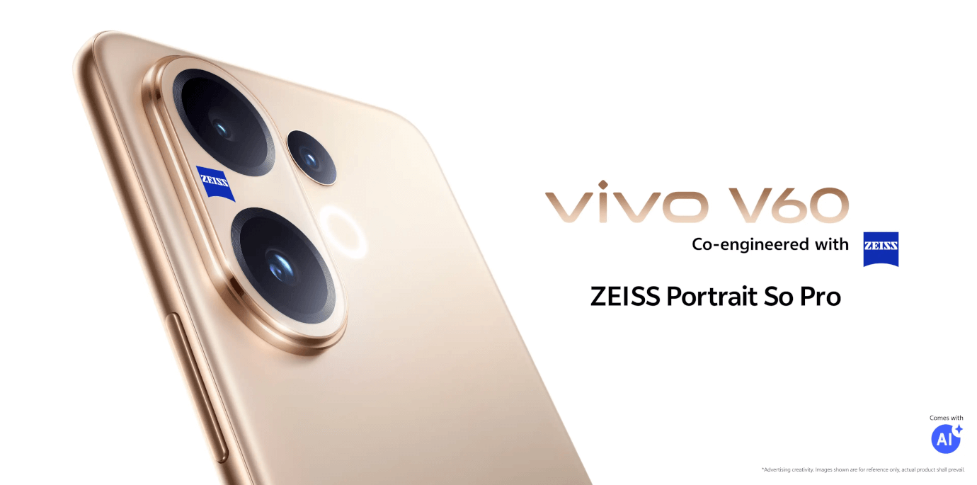Vivo V60 (Auspicious Gold, 8GB, 256GB)